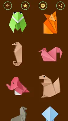 Origami Animals android App screenshot 3