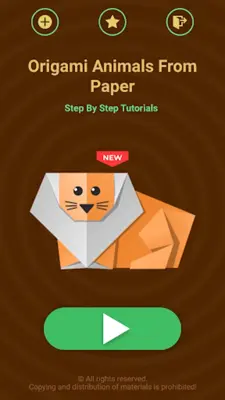 Origami Animals android App screenshot 6